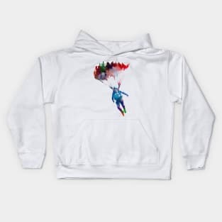 Paratrooper sport art #paratrooper Kids Hoodie